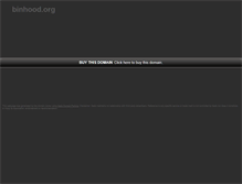 Tablet Screenshot of binhood.org